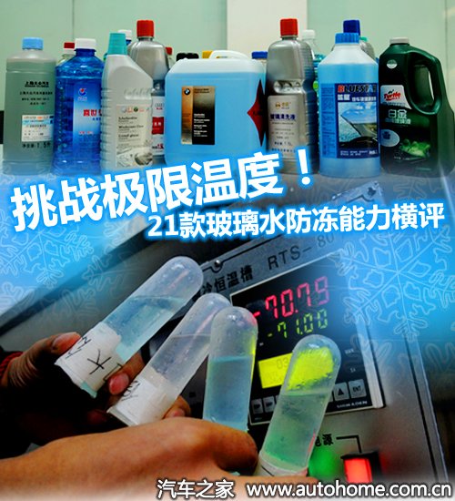 挑战极限！48款在售玻璃水防冻能力横评