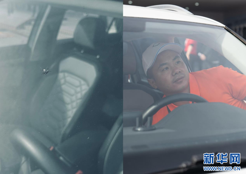 特写｜在“毫厘”间过招 汽车玻璃修复展现硬核技艺-新华网(图2)