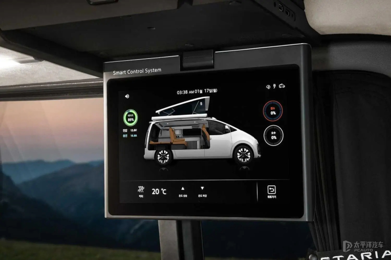 现代Staria Camper Concept官图 堪称移动露营客厅(图6)