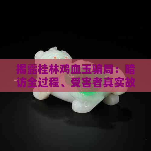 揭露桂林鸡血玉骗局：暗访全过程、受害者真实故事及防骗指南
